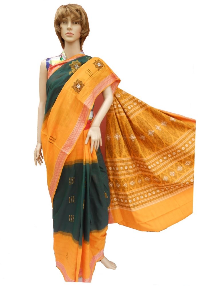 Bomkai cotton saree