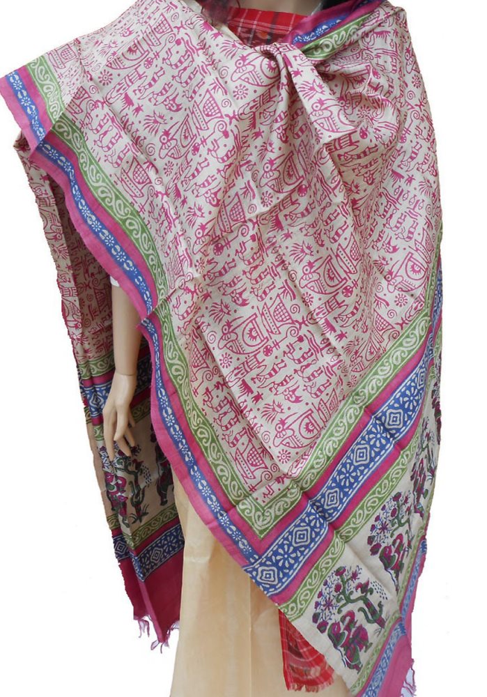 Tussar shawl