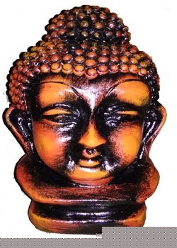 Handicraft paper mache Budha Head