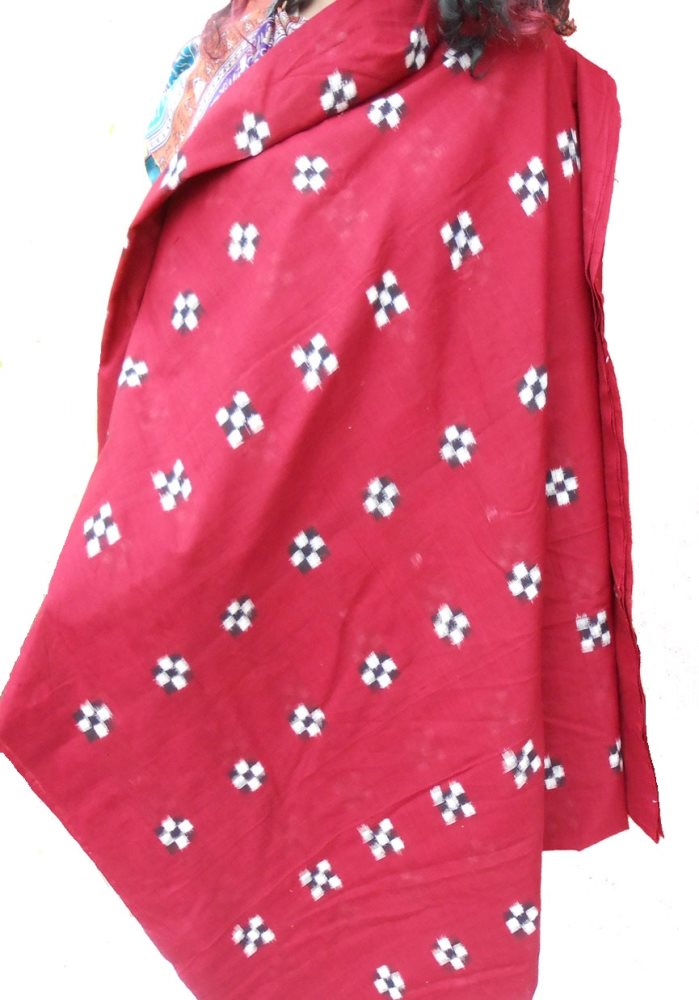 Pasapalli red ikat designed 