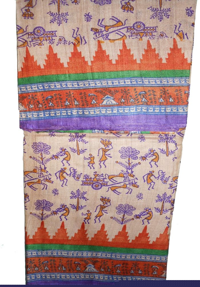 Exclusive  traditional tussar saree