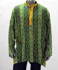 Traditional cotton shirting cloth with jungle green color