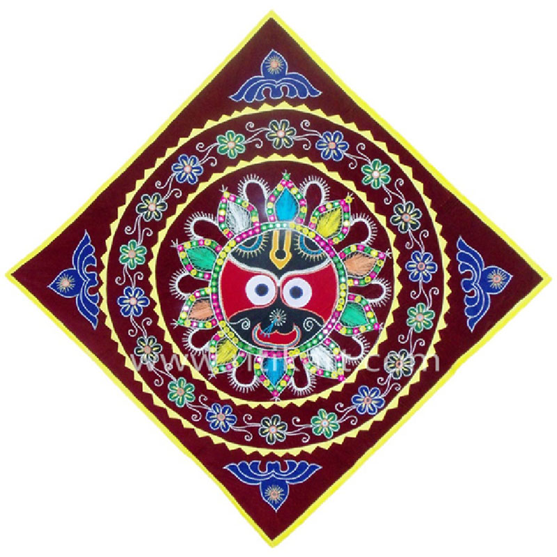 Lord Jagannath Design Wall Hanging Applique