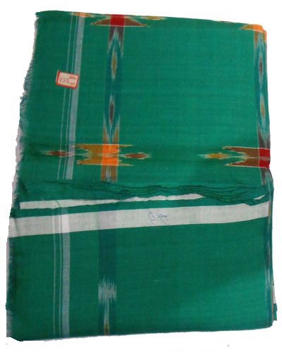 Green Star Designed Ikat Cotton Lungi